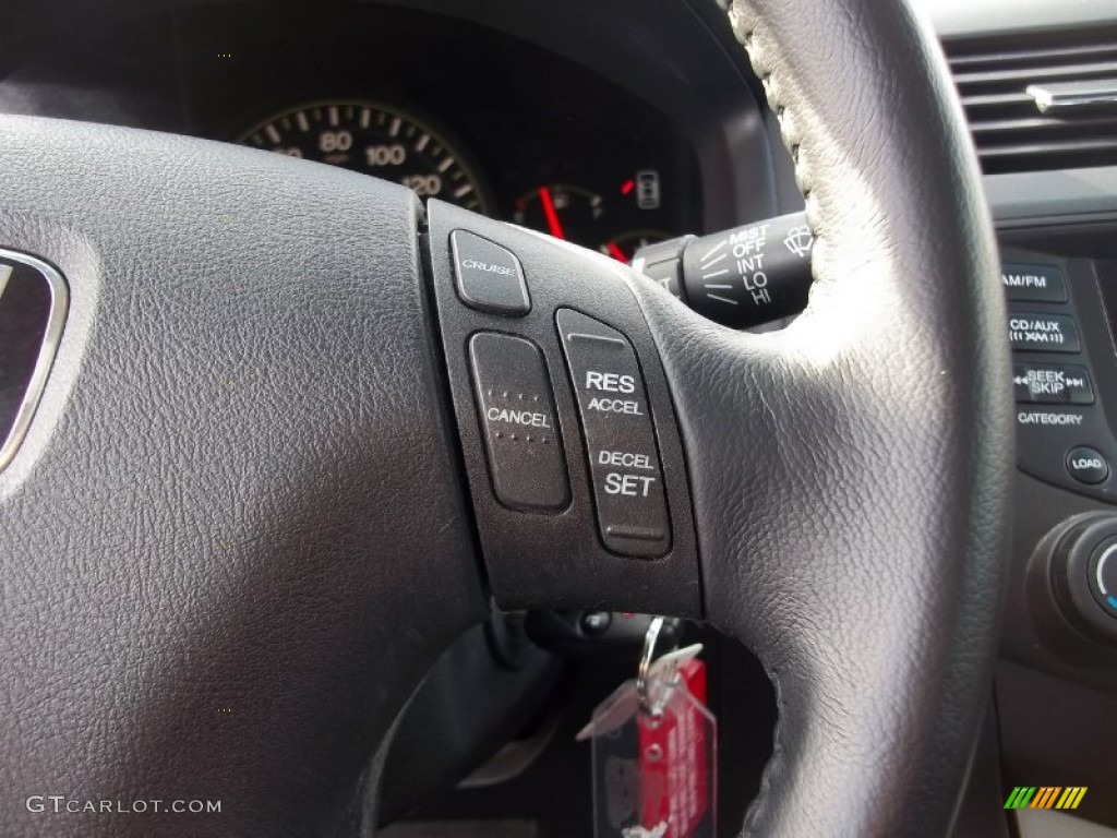 2005 Accord EX-L V6 Sedan - Satin Silver Metallic / Black photo #23