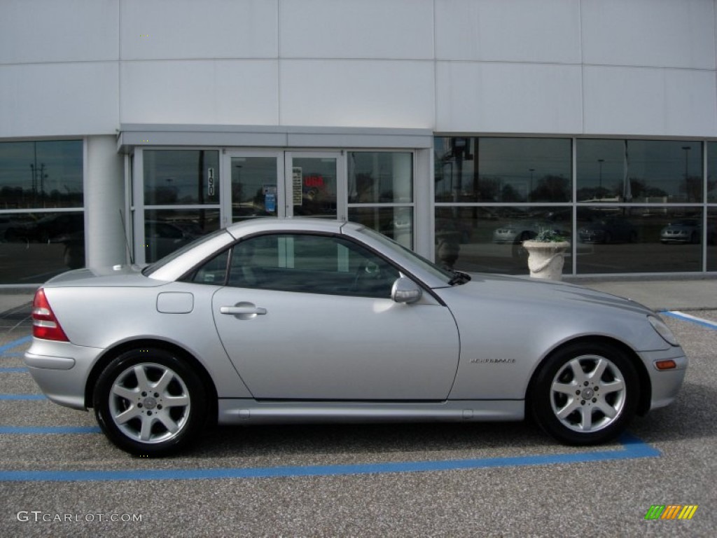 Brilliant Silver Metallic 2003 Mercedes-Benz SLK 230 Kompressor Roadster Exterior Photo #60398291