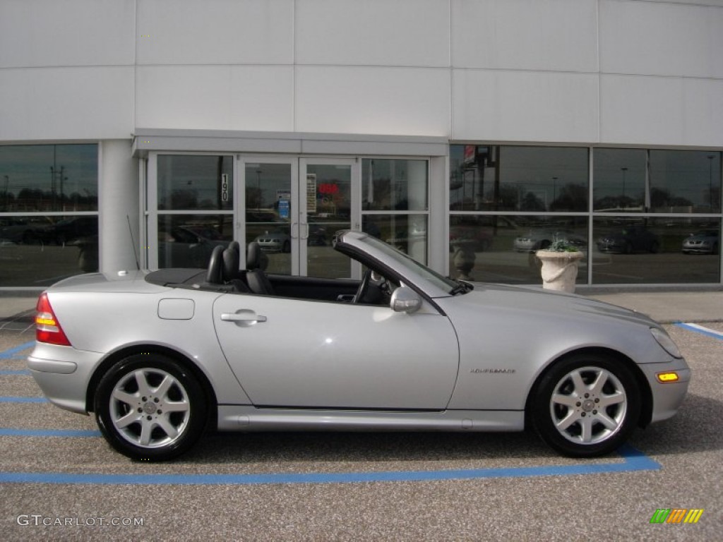 Brilliant Silver Metallic 2003 Mercedes-Benz SLK 230 Kompressor Roadster Exterior Photo #60398300