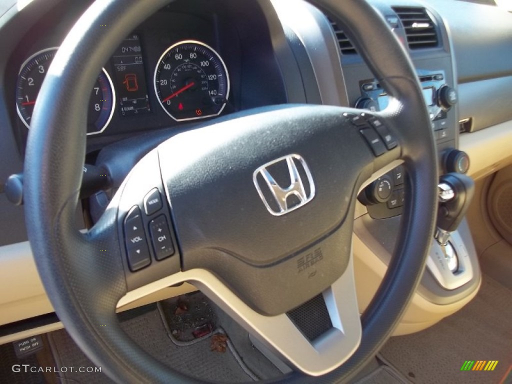 2008 CR-V EX 4WD - Borrego Beige Metallic / Ivory photo #20