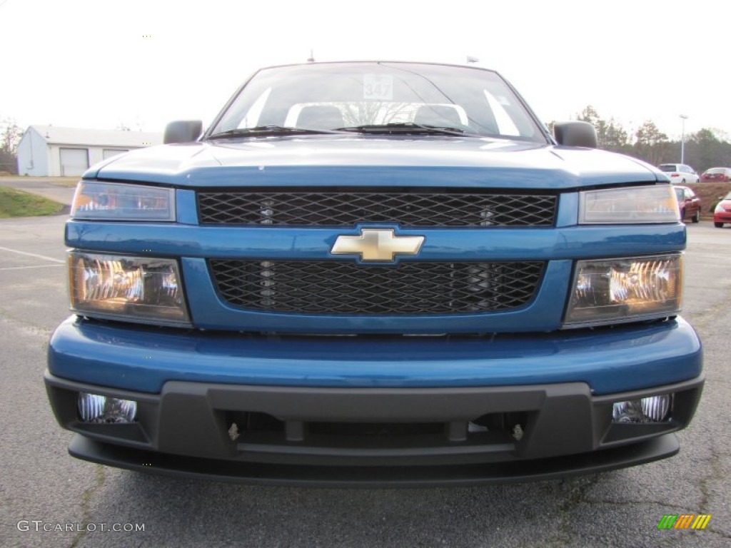 Aqua Blue Metallic 2011 Chevrolet Colorado LT Regular Cab Exterior Photo #60399692