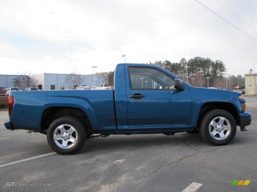 Aqua Blue Metallic 2011 Chevrolet Colorado LT Regular Cab Exterior Photo #60399749