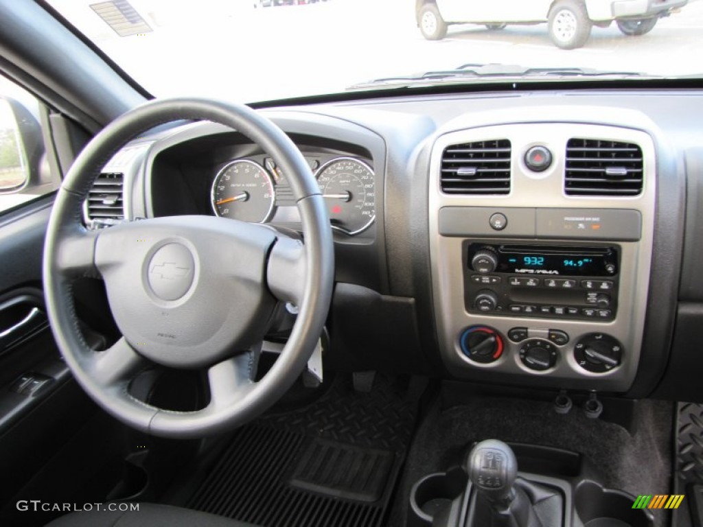 2011 Chevrolet Colorado LT Regular Cab Ebony Dashboard Photo #60399809