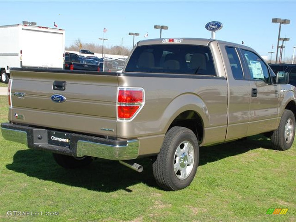 2012 F150 XLT SuperCab - Pale Adobe Metallic / Pale Adobe photo #7