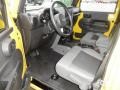 Dark Slate Gray/Med Slate Gray 2008 Jeep Wrangler Unlimited X 4x4 Interior Color