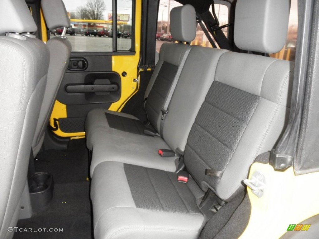 Dark Slate Gray/Med Slate Gray Interior 2008 Jeep Wrangler Unlimited X 4x4 Photo #60400337