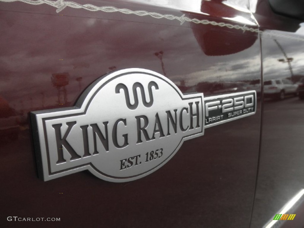 2007 F250 Super Duty King Ranch Crew Cab 4x4 - Dark Copper Metallic / Castano Brown Leather photo #5