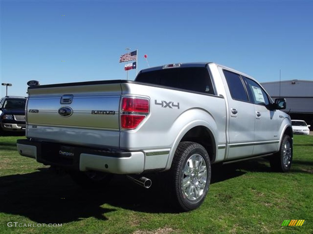 Ingot Silver Metallic 2012 Ford F150 Platinum SuperCrew 4x4 Exterior Photo #60400646