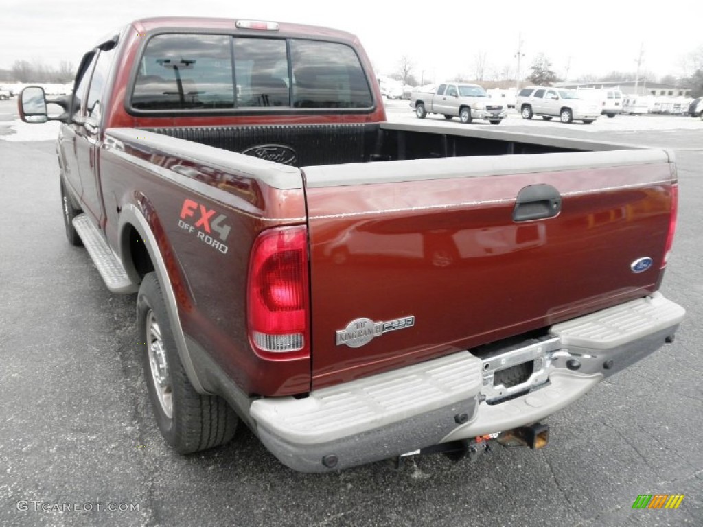 Dark Copper Metallic 2007 Ford F250 Super Duty King Ranch Crew Cab 4x4 Exterior Photo #60400760