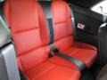 2012 Chevrolet Camaro Inferno Orange/Black Interior Rear Seat Photo