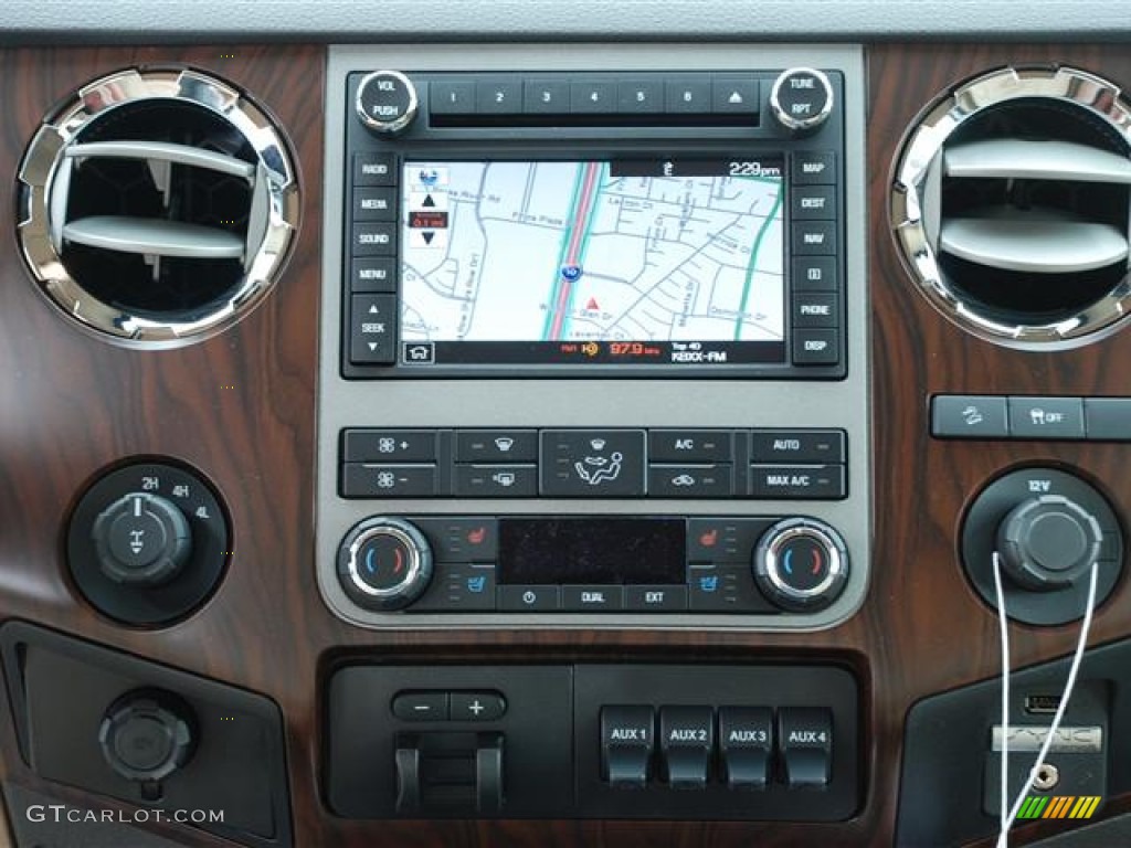 2012 Ford F250 Super Duty Lariat Crew Cab Controls Photo #60401387