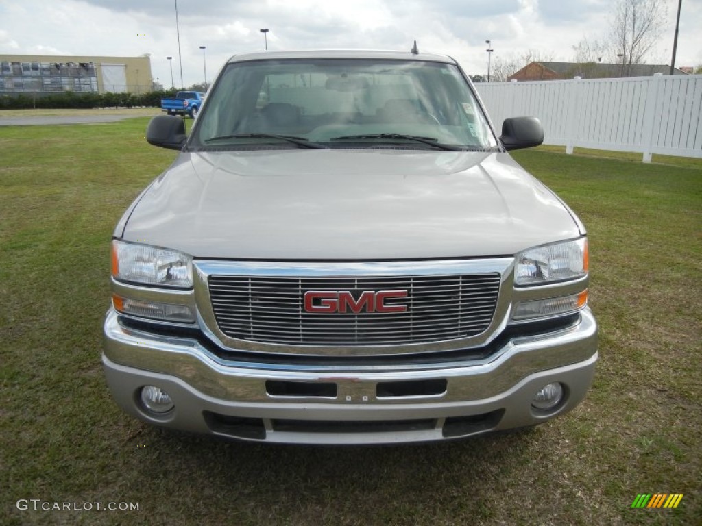 2006 Sierra 1500 SLT Crew Cab - Silver Birch Metallic / Pewter photo #2