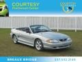 Silver Metallic 1995 Ford Mustang GT Convertible