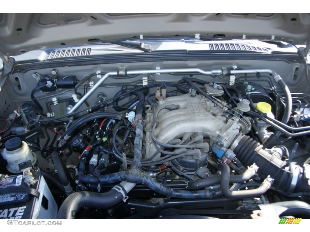 2004 Nissan Frontier XE V6 King Cab 4x4 3.3 Liter SOHC 12-Valve V6 Engine Photo #60403691