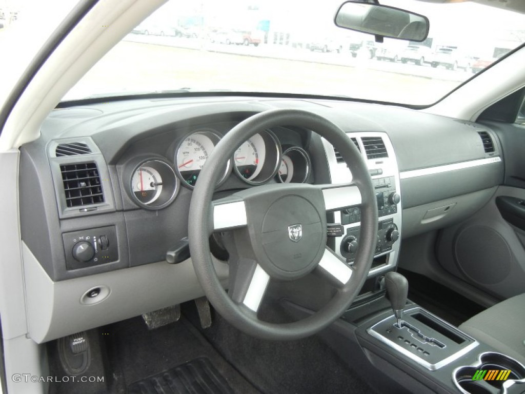 2010 Charger 3.5L - Stone White / Dark Slate Gray/Light Slate Gray photo #12