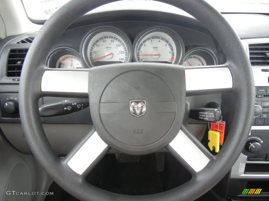 2010 Charger 3.5L - Stone White / Dark Slate Gray/Light Slate Gray photo #14