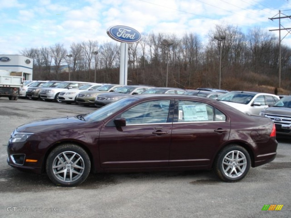 Bordeaux Reserve Metallic 2012 Ford Fusion SEL Exterior Photo #60403951