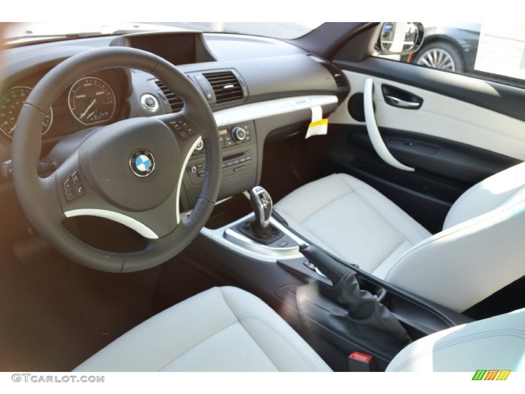 Pearl Grey Interior 2011 BMW 1 Series ActiveE Photo #60404201