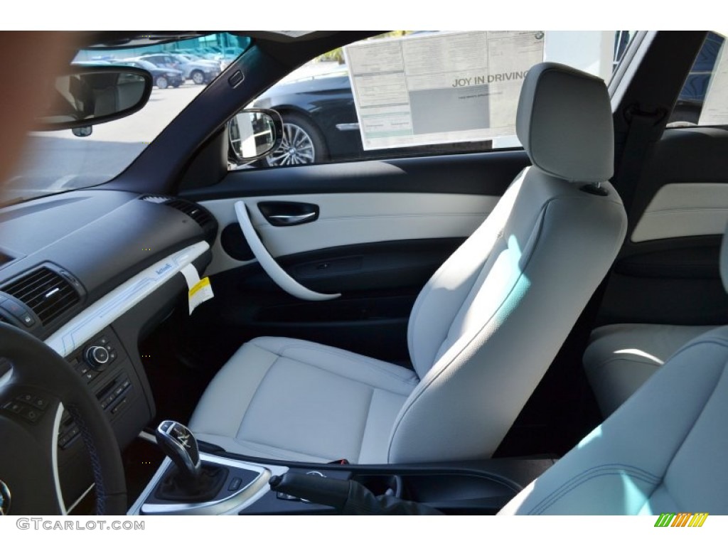 Pearl Grey Interior 2011 BMW 1 Series ActiveE Photo #60404207