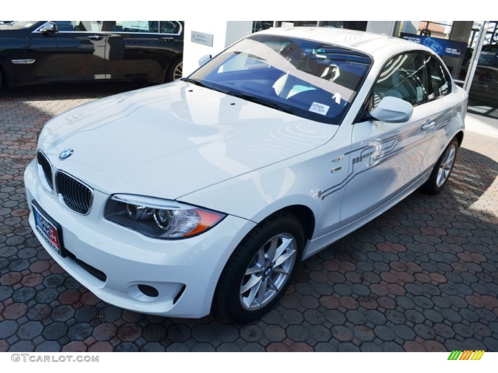 Alpine White 2011 BMW 1 Series ActiveE Exterior Photo #60404225