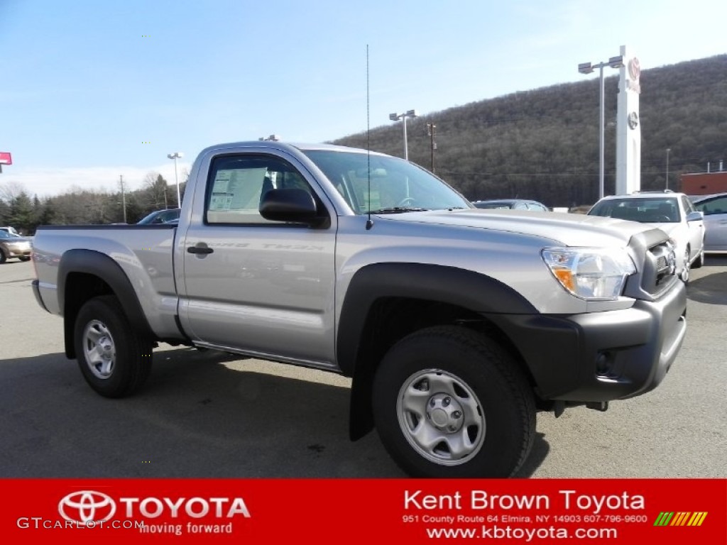 2012 Tacoma Regular Cab 4x4 - Silver Streak Mica / Graphite photo #1