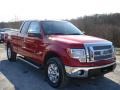 2012 Red Candy Metallic Ford F150 Lariat SuperCab 4x4  photo #2