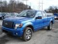 2012 Blue Flame Metallic Ford F150 FX4 SuperCab 4x4  photo #4