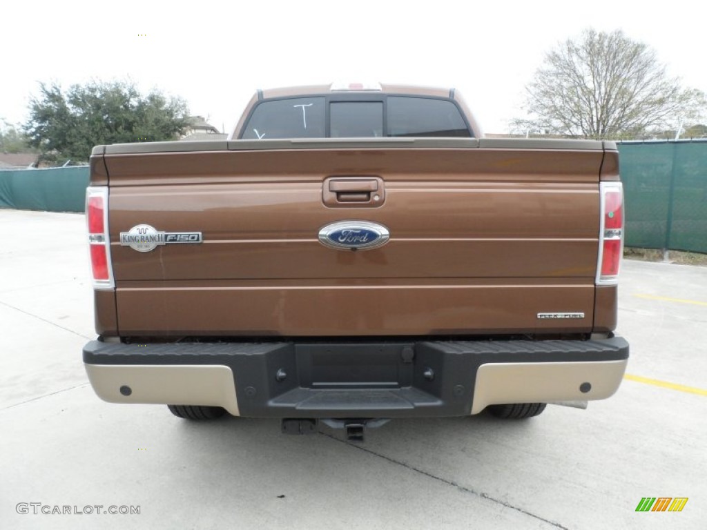 2012 F150 King Ranch SuperCrew - Golden Bronze Metallic / King Ranch Chaparral Leather photo #4