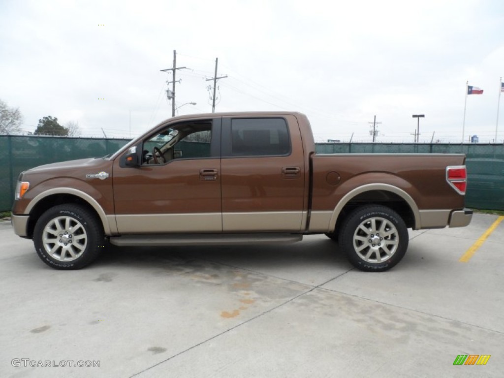 2012 F150 King Ranch SuperCrew - Golden Bronze Metallic / King Ranch Chaparral Leather photo #6