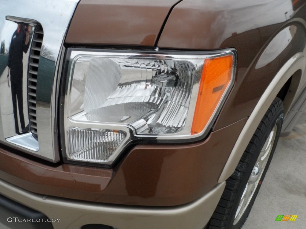 2012 F150 King Ranch SuperCrew - Golden Bronze Metallic / King Ranch Chaparral Leather photo #9