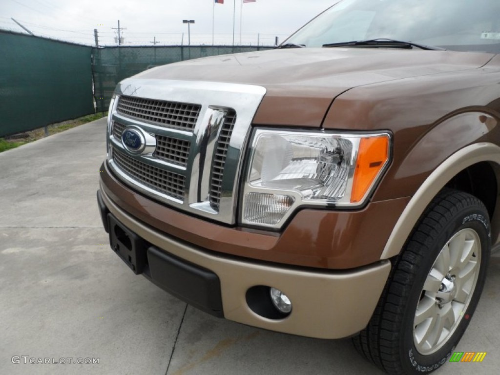 2012 F150 King Ranch SuperCrew - Golden Bronze Metallic / King Ranch Chaparral Leather photo #10