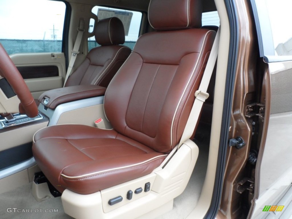 2012 F150 King Ranch SuperCrew - Golden Bronze Metallic / King Ranch Chaparral Leather photo #26