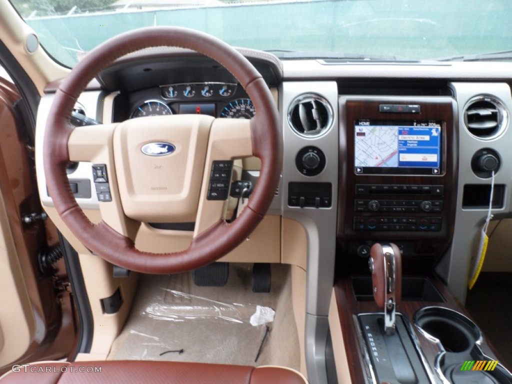 2012 F150 King Ranch SuperCrew - Golden Bronze Metallic / King Ranch Chaparral Leather photo #29