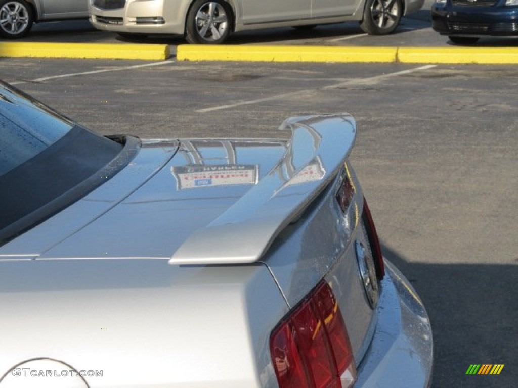 2006 Mustang V6 Deluxe Convertible - Satin Silver Metallic / Light Graphite photo #5