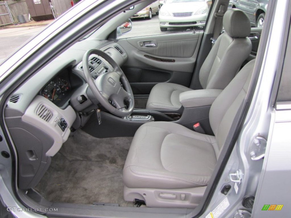 Quartz Gray Interior 2002 Honda Accord EX Sedan Photo #60407735
