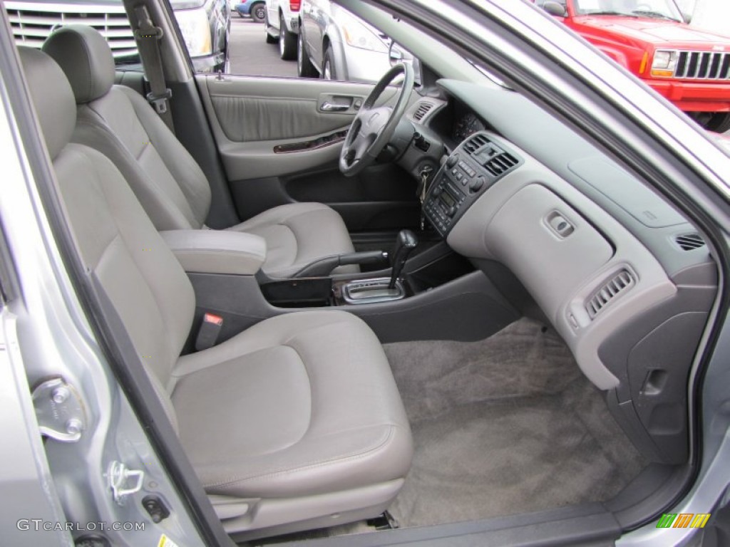 Quartz Gray Interior 2002 Honda Accord EX Sedan Photo #60407771