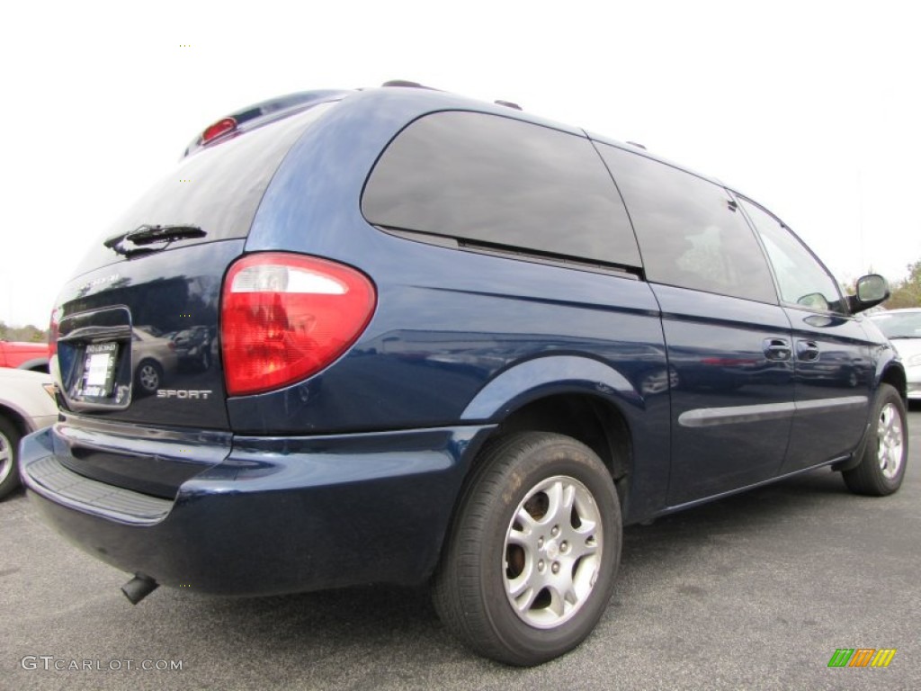 2003 Grand Caravan Sport - Midnight Blue Pearl / Navy Blue photo #3