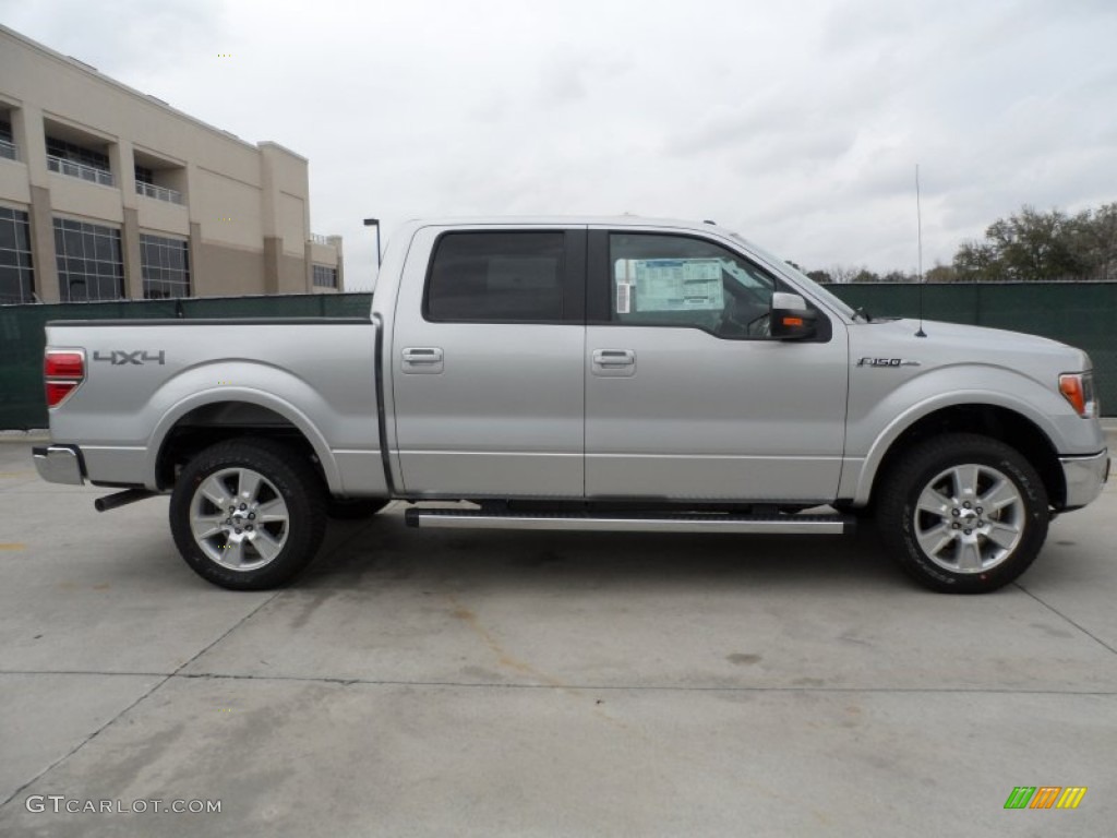 Ingot Silver Metallic 2012 Ford F150 Lariat SuperCrew 4x4 Exterior Photo #60408722