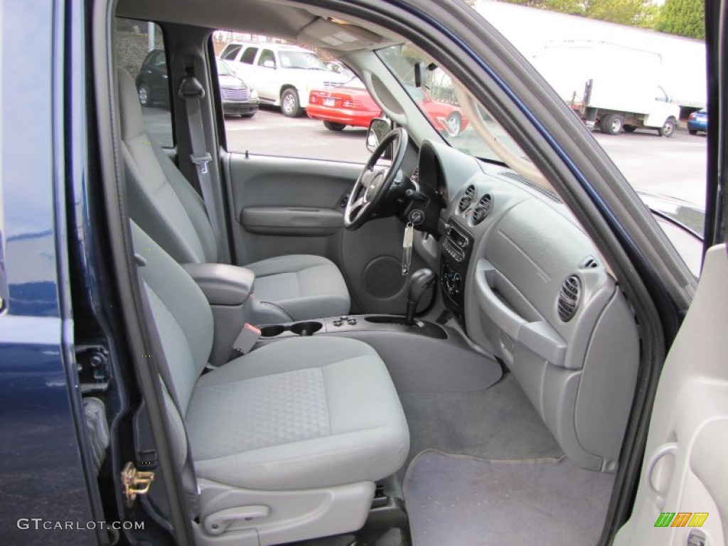 Medium Slate Gray Interior 2006 Jeep Liberty Sport Photo #60408779