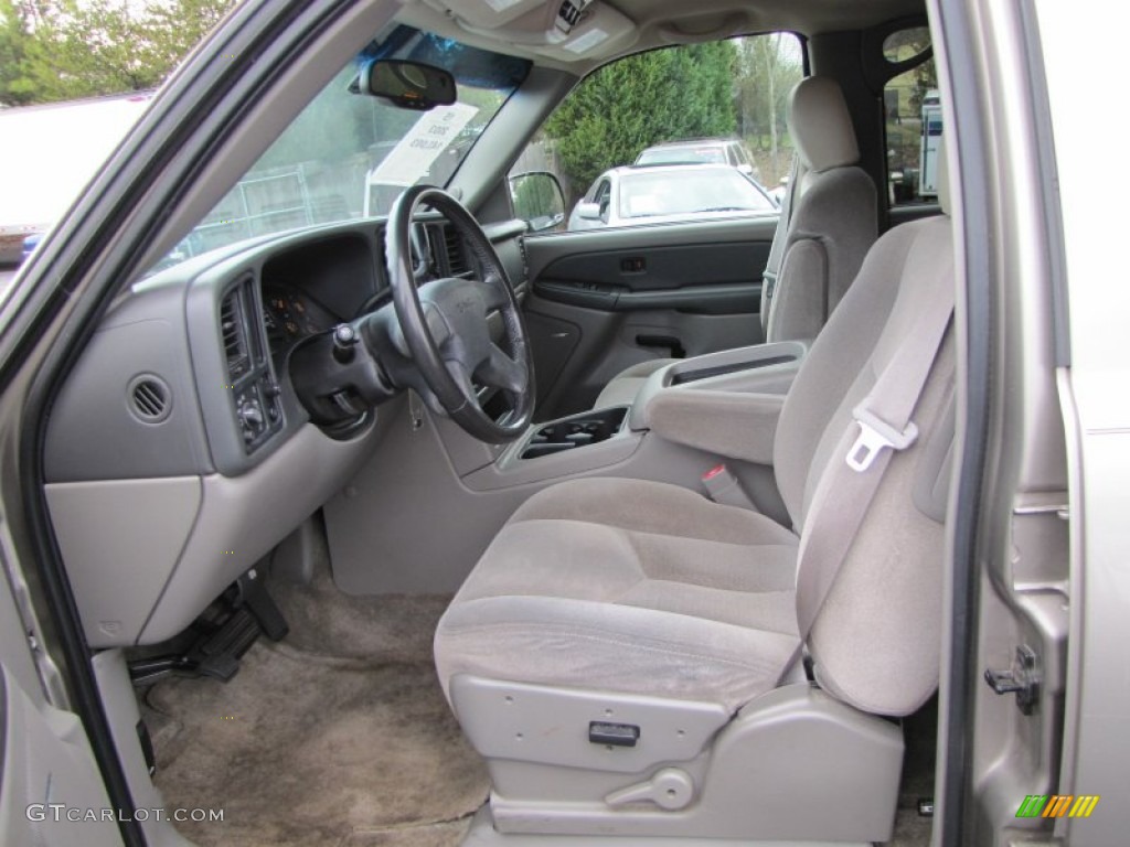 Pewter/Dark Pewter Interior 2003 GMC Yukon SLE Photo #60408992