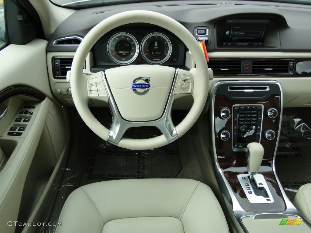2012 Volvo S80 3.2 Sandstone Beige Dashboard Photo #60409592