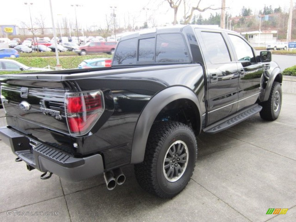 2011 F150 SVT Raptor SuperCrew 4x4 - Tuxedo Black Metallic / Raptor Black photo #5