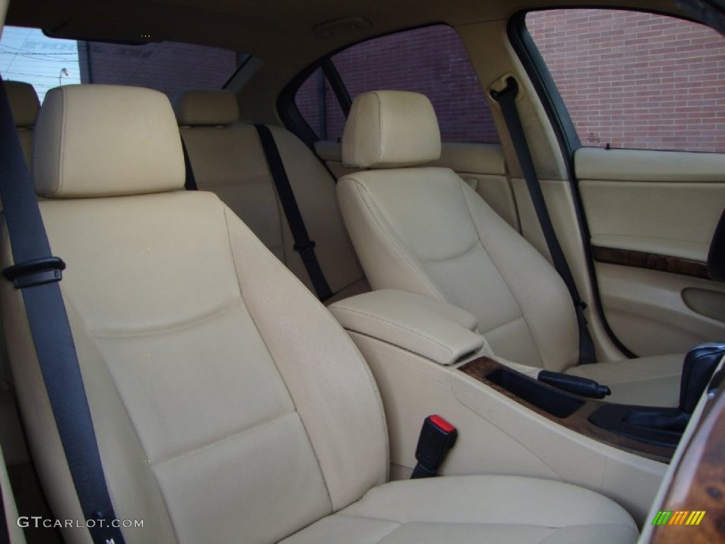 2008 3 Series 328xi Sedan - Monaco Blue Metallic / Beige photo #10