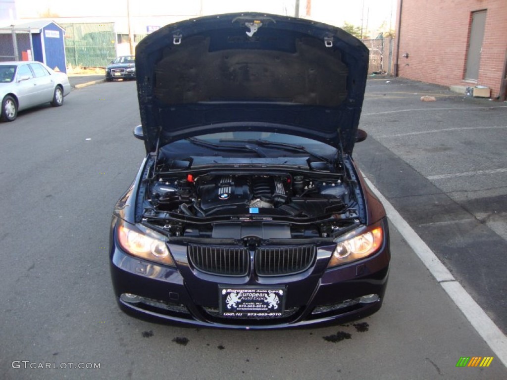 2008 3 Series 328xi Sedan - Monaco Blue Metallic / Beige photo #31