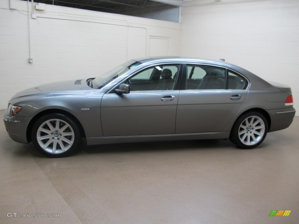 2006 7 Series 750Li Sedan - Titanium Grey Metallic / Basalt Grey/Flannel Grey photo #5