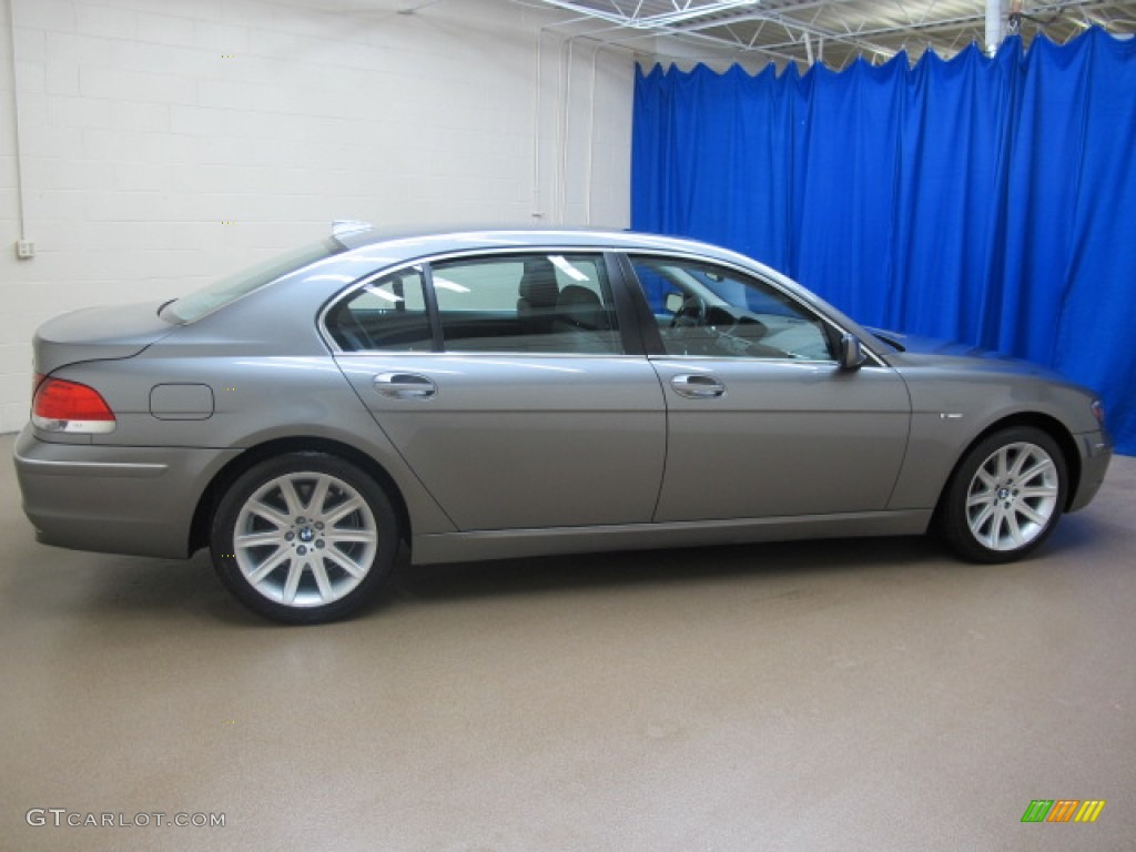 2006 7 Series 750Li Sedan - Titanium Grey Metallic / Basalt Grey/Flannel Grey photo #10