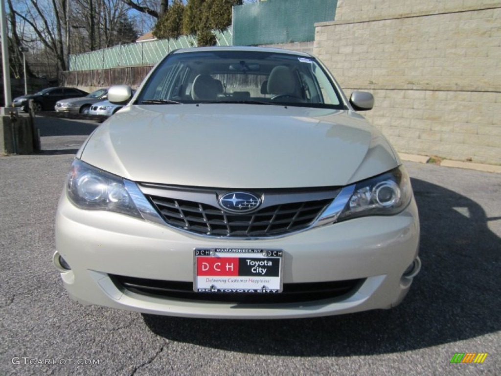 2009 Impreza 2.5i Premium Wagon - Sunlight Gold Opal / Ivory photo #3