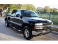 2000 Onyx Black Chevrolet Silverado 1500 LS Extended Cab 4x4  photo #15