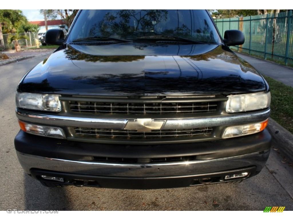 2000 Silverado 1500 LS Extended Cab 4x4 - Onyx Black / Graphite photo #17