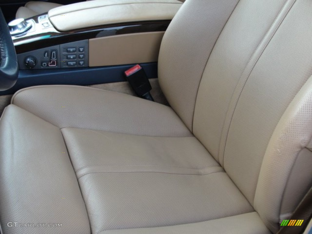 2003 7 Series 745i Sedan - Orient Blue Metallic / Dark Beige/Beige III photo #16